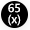 65（X）BK / BLUE
